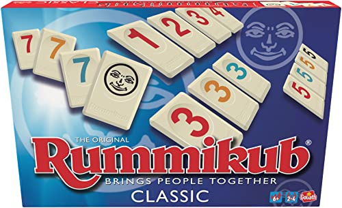 Rummikub Original Classic, Juego de Mesa Adultos y Niños Desde 6 Años, Juego Estratégico De Fichas, Juego De Números De Estrategia, De 2 a 4 Jugadores