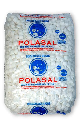Sal para descalcificador agua domestico pastillas saco 25 kg (Saco de 25 Kg)