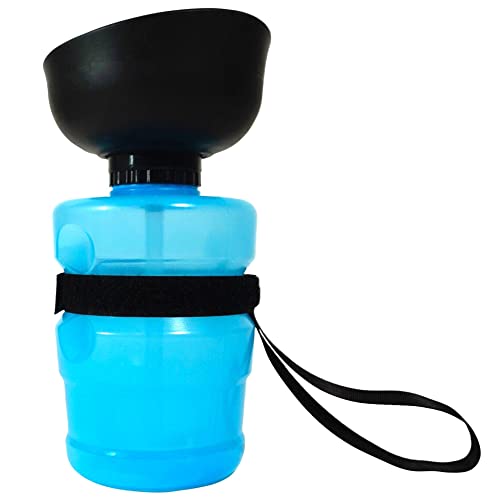 SalvaDog Duran - Botella Agua Perro - Bebedero Perro Portatil – 500ml – Bebedero Portatil Perro – Libre de BPA - Botella de Agua para Perros