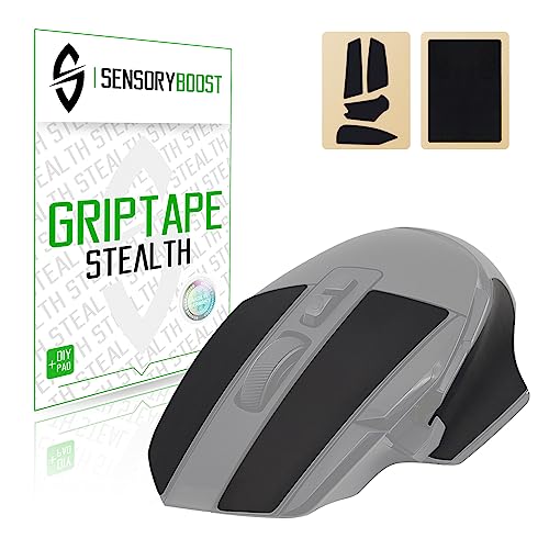 SensoryBoost Griptape para Logitech G502 X Plus/Lightspeed Gaming Mouse - Adhesivo Antideslizante y Que Absorbe el Sudor, Autoadhesivo, Suave, Accesorios, Kit de actualización