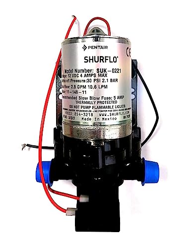 Shurflo - Bomba de Agua Aut. 10.6 l/min (12 V/30Psi 2.1 Bares)