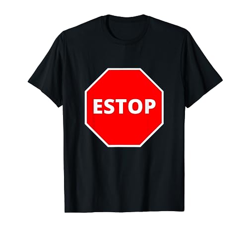 Signo de parada de Estop Divertido Espanglish dicho Camiseta