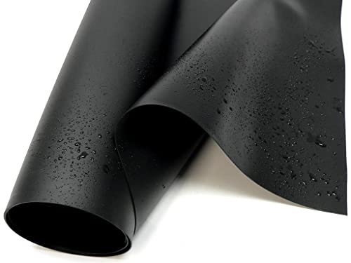 Sika - Lona de PVC estanques (2 m² a 80 m²) - Grosor 0,5 mm/1,0 mm/1,5 mm, Fabricado en Alemania, Color Negro