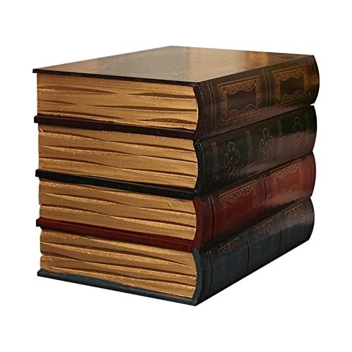 smashing Caja Decorativa para Libros | Almacenamiento pequeña con Forma Libro Estilo Vintage - Libros Falsos Decorativos ahuecados para decoración Mesa Entrada, Decoraciones Mesa
