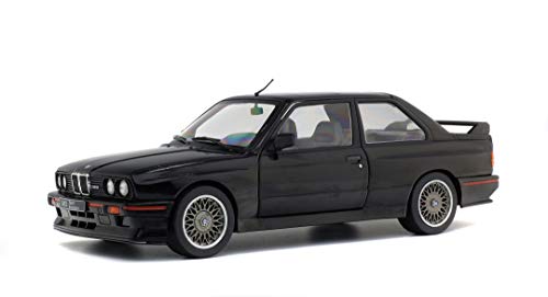Solido- BMW – M3 E30 – 1990 Aucun Coche en Miniatura de colección, Color Negro, Talla única (S1801501)