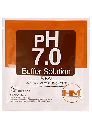 Solución de calibración en sobre HM Digital pH 7.0 20ml (PH-P7)