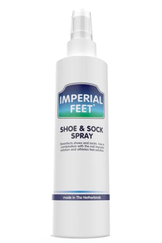 Spray Zapatos y Calcetines para el Tratamiento hongos uñas pies y Pie de atleta | Desodorante Calzado | Desinfectante Spray | 150 ML Imperial Feet