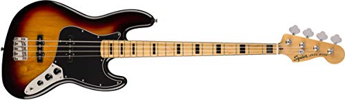 Squier by Fender Classic Vibe '70s Jazz Bass®, diapasón de arce, 3 colores Sunburst