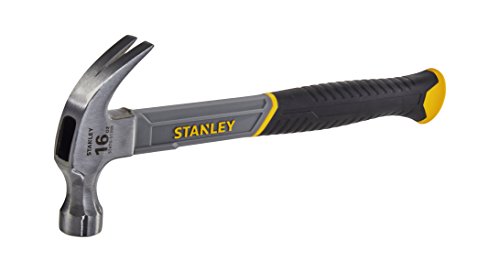 STANLEY STHT0-51309 - Martillo Fibra vidrio 450g, Empuñadura ergonómica, Mango bimaterial, Adhesión epoxi - 450 G