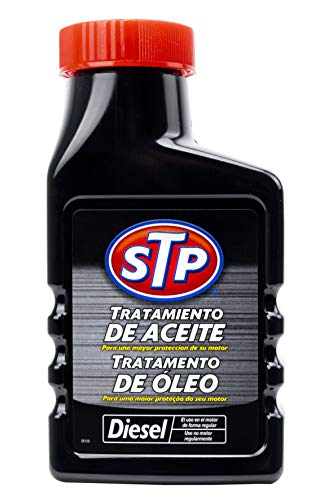 STP® - Tratamiento de aceite diésel - Fortalece el aceite del motor con aditivos: mejora viscosidad, antidesgaste, antifricción y antioxidación - 300ml