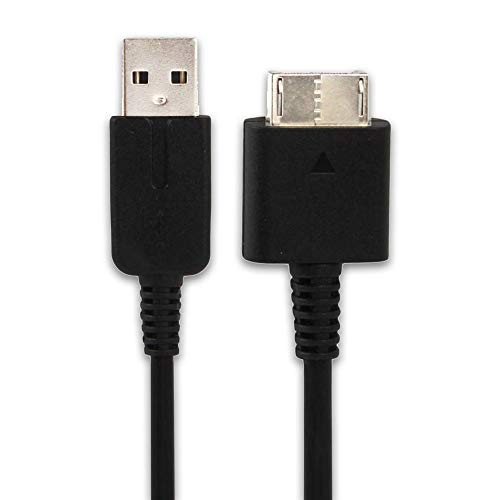 subtel® Cable de datos USB PVC 1m para mando/consola compatible con Sony PS Vita (PCH-1000 / PCH-1004) / PS Vita (PCH-1100 / PCH-1104) Cable carga System Connector a USB A