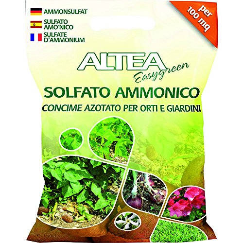 Sulfato de amonio (5 kg), fertilizante mineral nitrogenado con acción acidificante