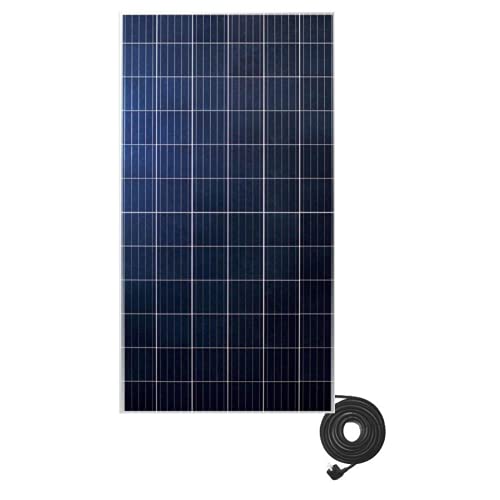 SunneSolar Kit Panel Solar Monocristalino Plug&Play 410W + Micro Inversor Enphase + 3mt Cableado Preparado para instalarlo en tu terraza o balcón