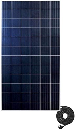 SunneSolar Kit Panel Solar Monocristalino Plug&Play 510W + Micro Inversor Enphase + 3mt Cableado Preparado para instalarlo en tu terraza o balcón