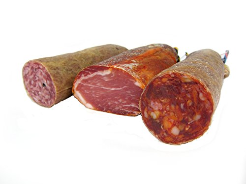 SURTIDO EMBUTIDOS IBERICOS, ELABORACIÓN TRADICIONAL, CURADO BODEGAS NATURALES. LOMO DE CEBO IBERICO 50% RAZA IBERICA, CHORIZO Y SALCHICHON EXTRA. AL VACIO. 300 gr aprox.