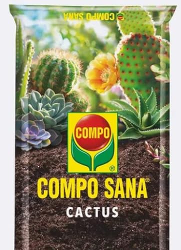 Sustrato para Cactus 20L, Compo Sana Cactus, Ideal para Todo Tipo de Cactus en Suelo y tiestos
