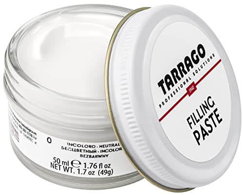 Tarrago | Filling Paste Jar 50ml | Pasta de Relleno para Reparar Todo Tipo de Calzado de Cuero, Cuero Sintético y Goma | Cuidado y Reparación del Calzado | Incoloro