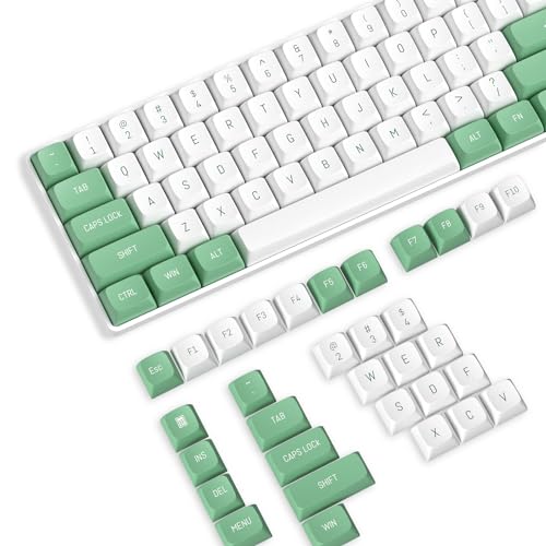 Teclas PBT,110 Teclas PBT Juego de Teclas de Doble Disparo,Perfil OEM,Diseño ANSI US para Teclado Mecánico,Compatible con Interruptores MX Cherry/Gateron/Kailh/Akko,con Extractor de Llave