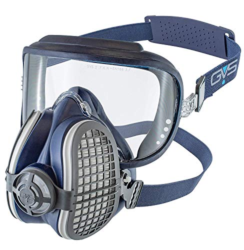 TECNOLOGÍA DE FILTRO DE GVS SPR406 Elipse Integra P3 Maldita máscara del respirador con filtro reemplazable y reutilizable, medio / grande, azul