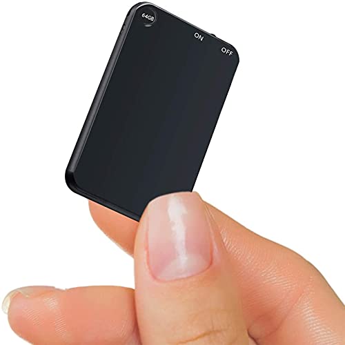 Telefo 64GB Mini Grabadora de Voz Portátil, Profesional, con Activación y USB Cargar, 50 Horas de Duración de la Batería, para Reuniones Entrevistas y Lecciones.