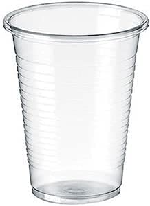 TELEVASO 1000 uds - Vasos de color transparente, de polipropileno (PP) - Capacidad de 220 ml - reciclables