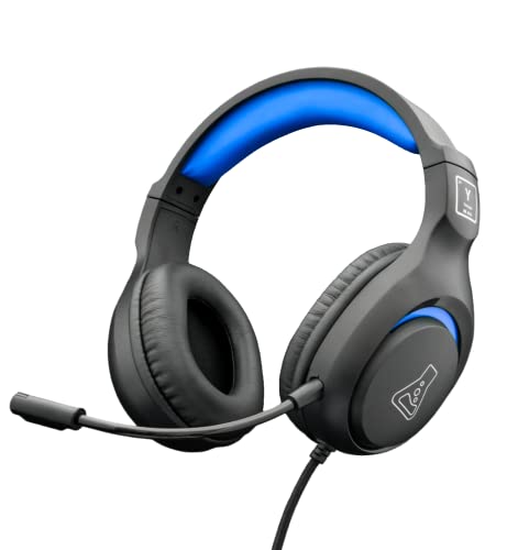 The G-Lab - Korp Yttrium - Auriculares Gaming para PC, Ps4, Ps5, Xbox, Switch, Auriculares Gaming con micrófono Plegable, Audio estéreo Gamer Auriculares con micrófono - Micrófono Jack de 3,5 mm-2023