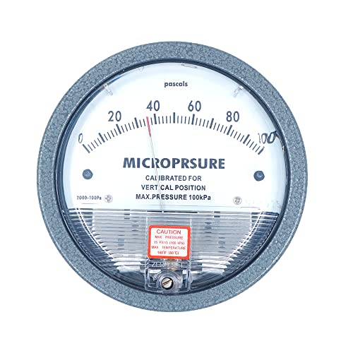 Tiardey 0-100Pa Manómetro de presión diferencial,manómetro digital de presión diferencial