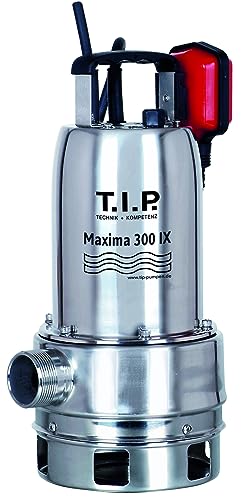 T.I.P. 30116 Bomba de inmersión para aguas residuales Maxima 300 SX acero inoxidable