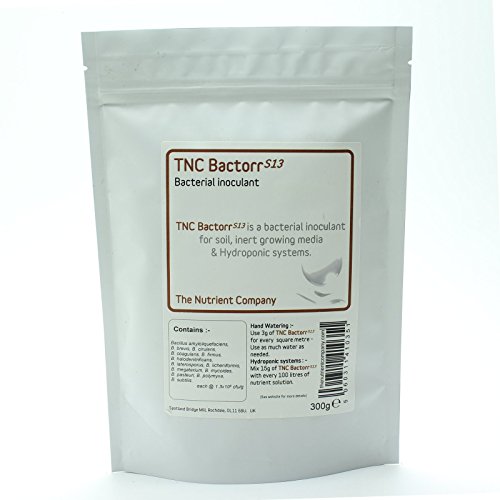 TNC BactorrS13 - Bacterias beneficiosas para té de compost, cultivos hidropónicos y horticultura. Microbios del suelo