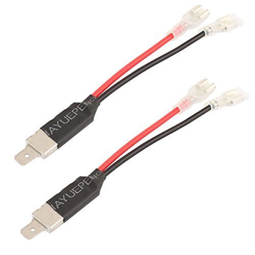 TOMALL H1 LED reemplazo de la linterna macho Plug Single Diode convertidor de cableado de l¨ªneas de conexi¨®n de cables