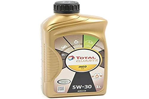 Total Quartz Ineo ECS 5 W30 sintéticos de aceite mineral para motores peugeot y Citroen, 1 L