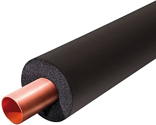 Tubo aislante del aire acondicionado elastómero flexible de celdas cerradas de goma para aislamiento (D 18 mm SP 9 mm)
