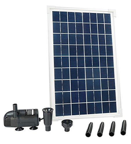 Ubbink ALTADEX Ubbink Bomba Solarmax, con Panel Solar Incluido, 600 L, Multicolor, 1x1x1 cm, 1351181