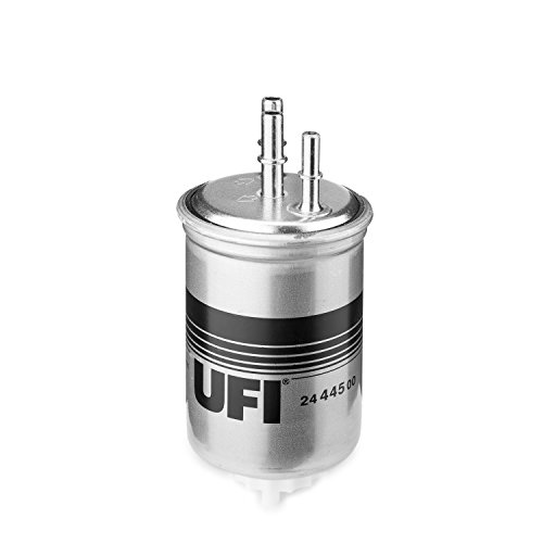 UFI Filters, Filtro Gasoil 24.445.00, Filtro de Combustible Diésel de Recambio, Apto para Coches, Apto para Modelos de Ford, Hyundai, Jaguar, Kia y Ssangyong