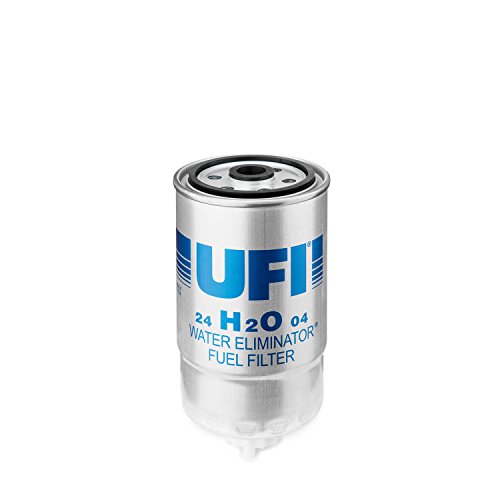 UFI Filters, Filtro Gasoil 24.H2O.04, Filtro de Combustible Diésel para Recambio, Apto para Coches, Apto para Modelos como Alfa Romeo, Fiat y Lancia
