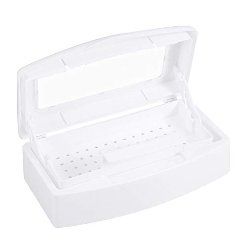 UV Box - UV Esterilizador caja, de plástico Herramientas del clavo Herramientas Des recipiente de esterilización for el salón de manicura Caja