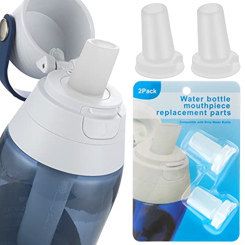 Válvula de mordida de repuesto para botella de agua Brita, boquilla de silicona de repuesto compatible con botella de agua de filtro Brita, 2 piezas