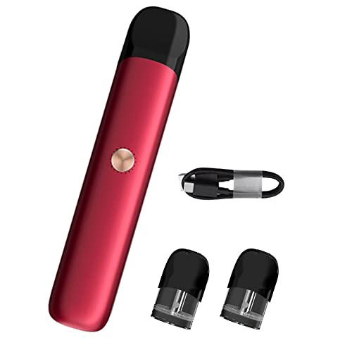 VAPTIO Razor Kit Vape Pen 550mAh 11.5W Cigarrillo Electrónico con Cápsula de 2.0ml,0.8ohm Bobina de Repuesto de 2 piezas, sin líquido sin nicotina (rojo)