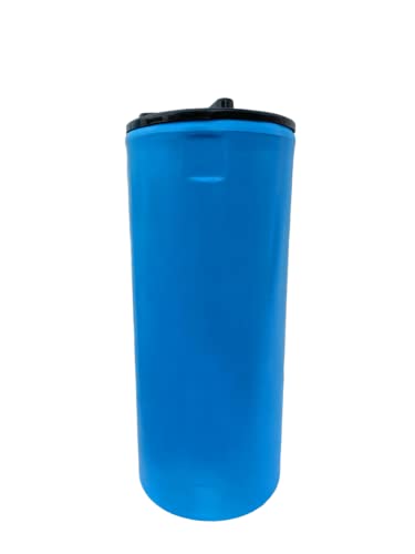 Varile Depósito de agua potable vertical de 105 L, azul, sin BPA, apto para alimentos