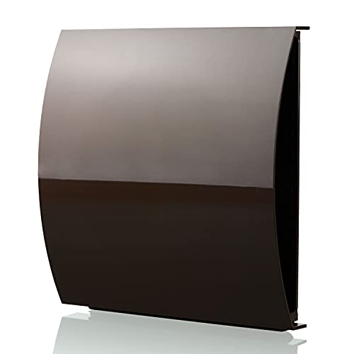 VENTS Cubierta de ventilación para secadora exterior marrón de 4 pulgadas, rejilla deflectora de sonido de viento de pared para sistemas de recuperación de calor de habitación individual, MVHR MEV