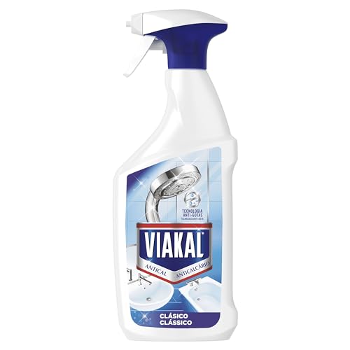 Viakal Clasico Antical Spray, 700ml, Eliminador De Cal Dificiles En El Baño y la Cocina, Evita la Reaparicion de Cal