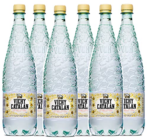 Vichy Catalan Mineral Naturally Botella de plástico para agua con gas (6 x 1,2 L)