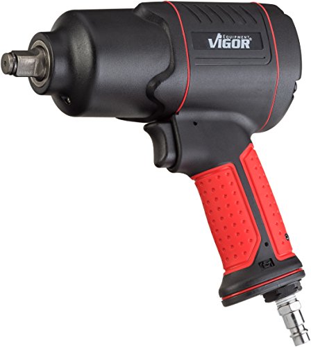 ViGOR Llave de impacto de aire comprimido V4800, par de apriete máx. 1200 Nm, cuadradillo 12,5 mm (1/2 pulgada), llave de aire comprimido de baja vibración para apretar y aflojar tornillos