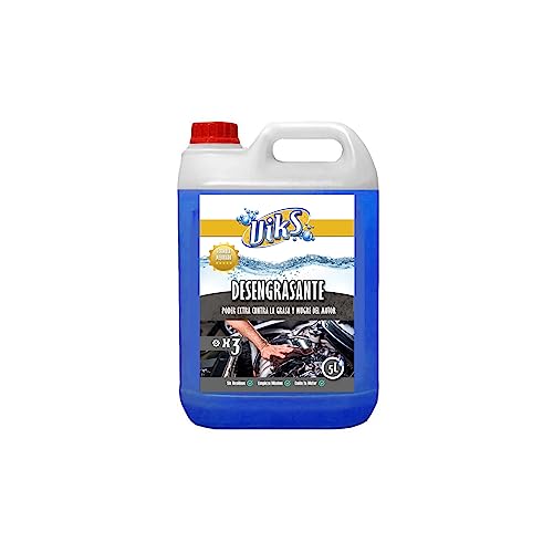 Viks | Desengrasante Motor Concentrado Biodegradable | Limpia y protege los motores y sus piezas. Elimina la suciedad acumulada sin daño y devuelve el brillo | 5 Litros
