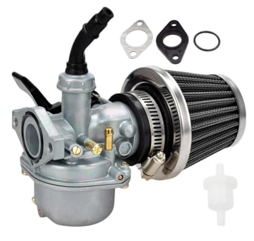Viviance Carburador de carburador de 19 mm + Filtro de Aire para Mini Motor ATV Quad 50/70/90/110/125 CC