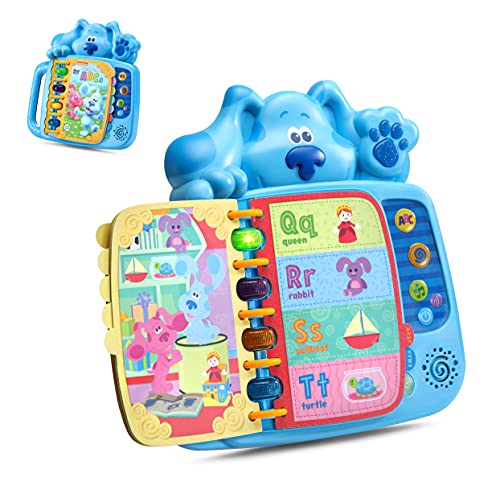 VTech-123-610622 Blues Clues VTech-¡Las Pistas libro ABC de Blue, juguete educativo para niños +2 años, aprende el abecedario, versión ESP (3480-610622), color, único