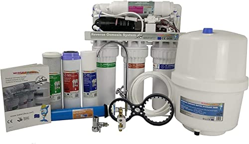 Water2buy EASY Osmosis Inversa RO600 | Sistema de osmosis inversa de 5 etapas con bomba