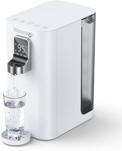 Waterdrop Dispensadores de Agua Caliente por Ósmosis Inversa para Mostrador, WD-K19-H