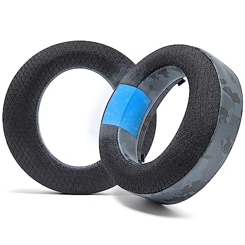 WC Freeze Ps5 V2 - Almohadillas de Gel refrigerante compatibles con los Auriculares Sony PS5 Pulse 3D de Wicked Cushions | Apertura de Orejas más Grande, Comodidad Mejorada | Black Camo