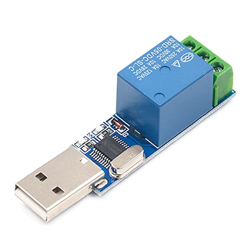 Wilgure Módulo Relé USB Tipo LCUS-1 Convertidor Electrónico PCB Interruptor Control Inteligente USB para Hogar Indicador Potencia Control Inteligente